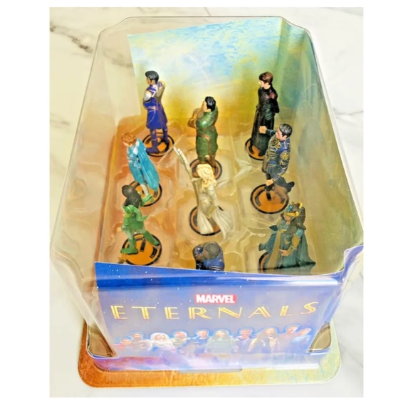 NEW Disney Marvel Eternals Collectible Figures PlaySet Toy Set - Picture 8 of 8